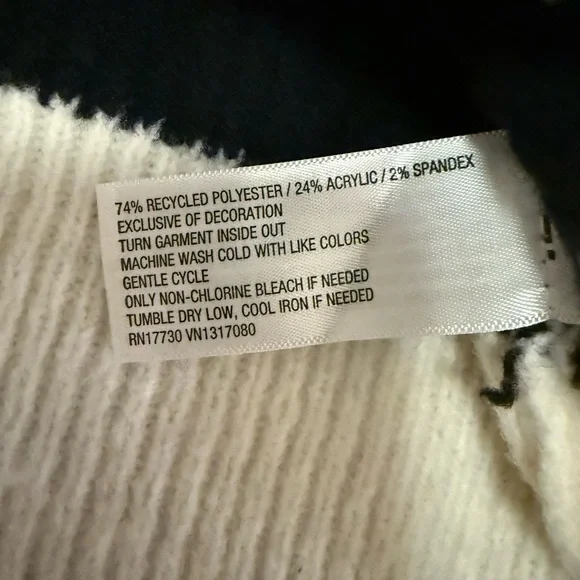 A New Day Striped Black and White Women's Sweater size small - Picture 8 of 8